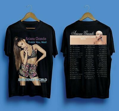 Ariana Grande Sweetener World Tour 2019 Gildan Black shirt