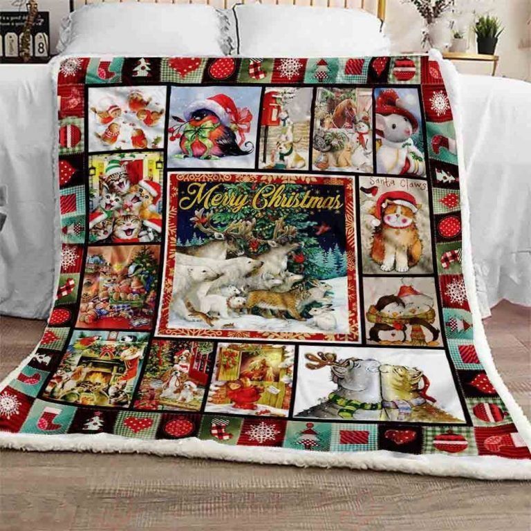 Animal In Christmas NC1909863CL Fleece Blanket