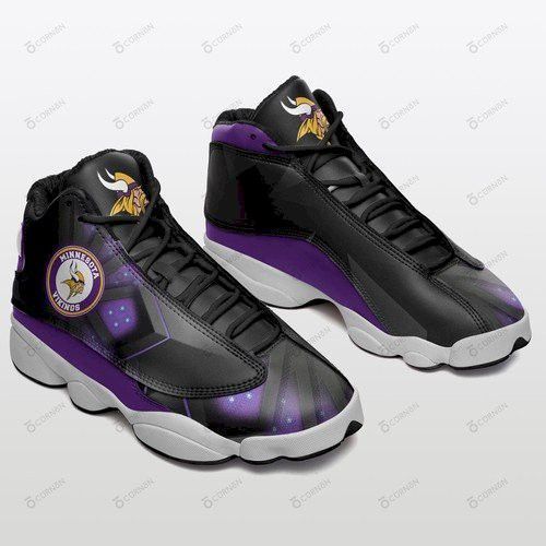 Minnesota Vikings Air Jd13 Jordan 13 Sneakers 396