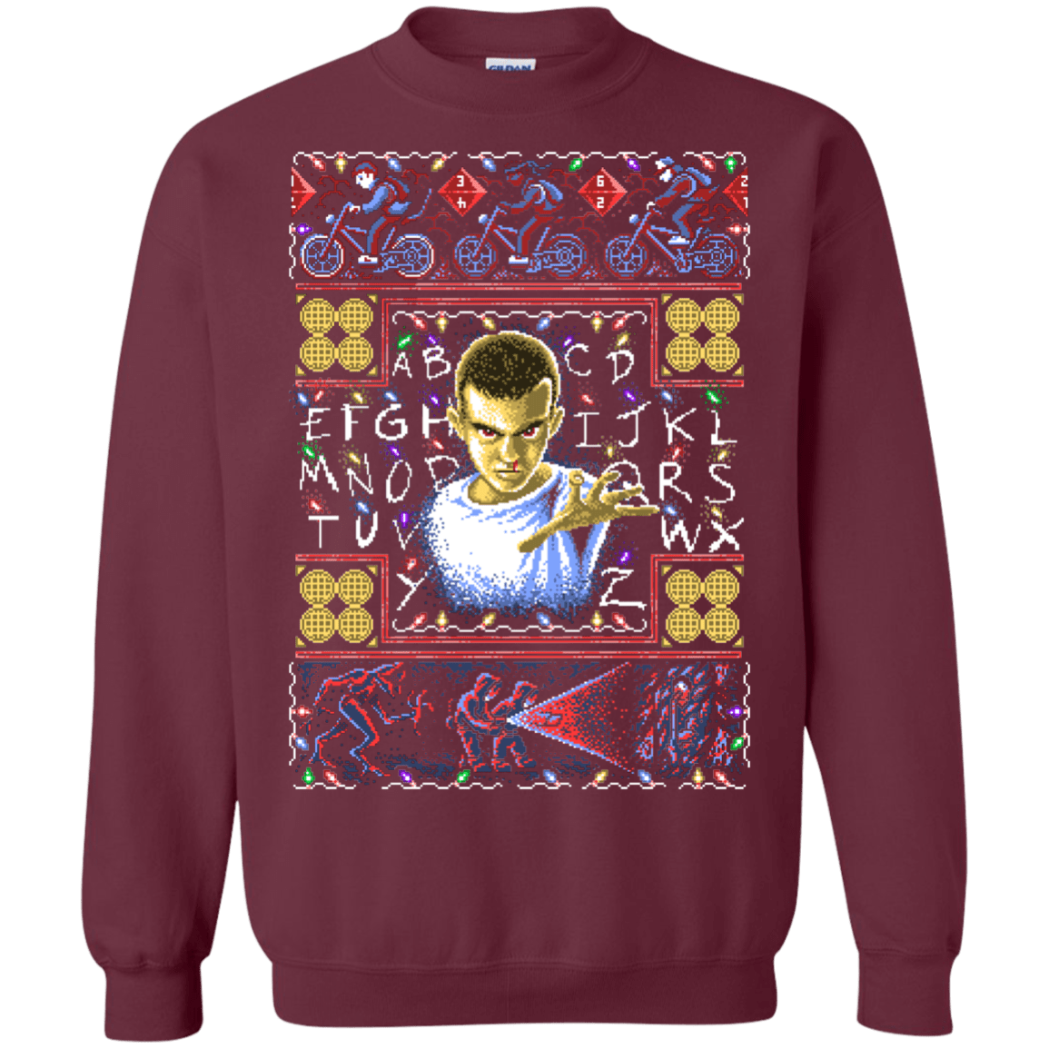 Stranger Things Ugly Sweater Crewneck Sweatshirt