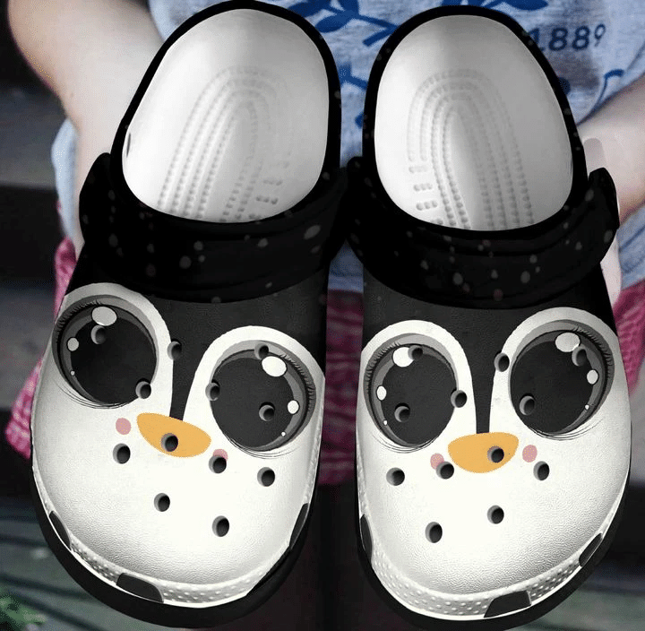 The Cute Penguin Adventure Time Gift For Lover Rubber Crocs Clog Shoes Comfy Footwear