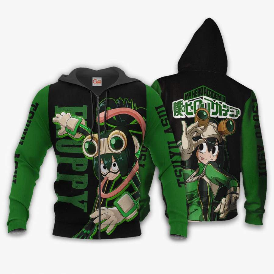 Tsuyu Asui Froppy Hoodie Shirt My Hero Academia Custom Jacket