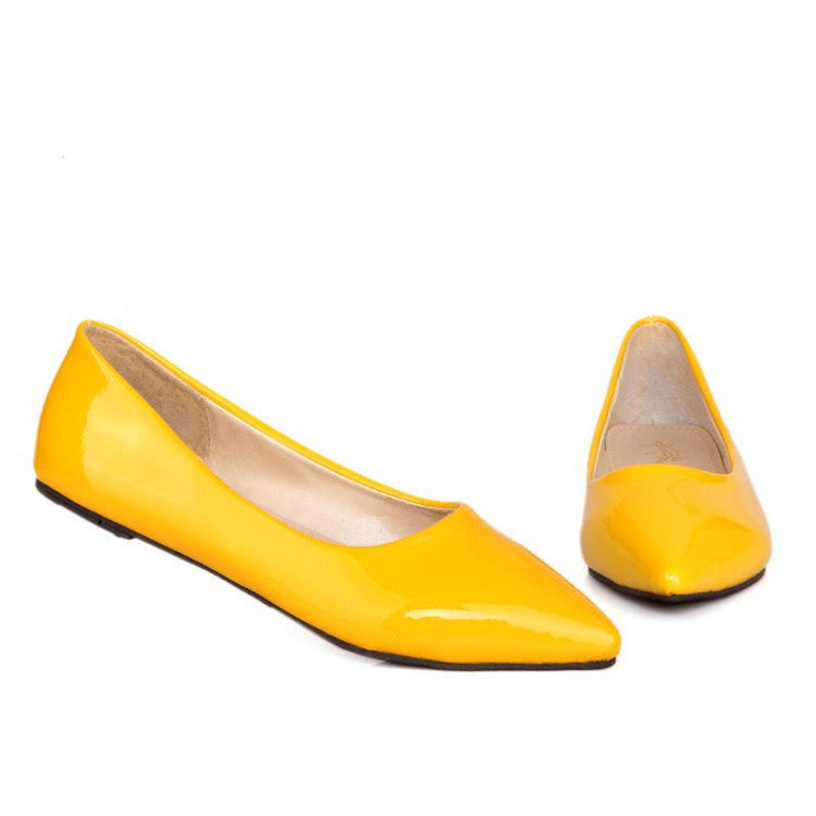 Women’S Leisure Candy Color Flat Shoes