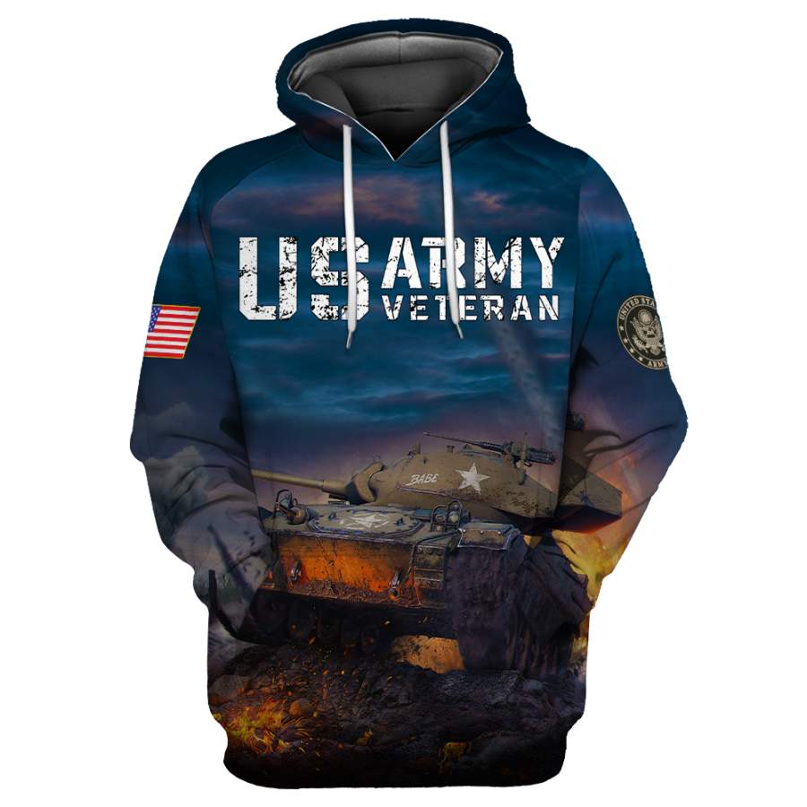 US Army Veteran 3D All Over Printed Shirts PD05012102