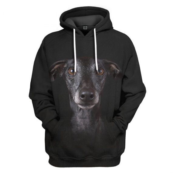 3D Italian Greyhound Dog Front And Back All Over Print Unisex Hoodie For Dog Lovers