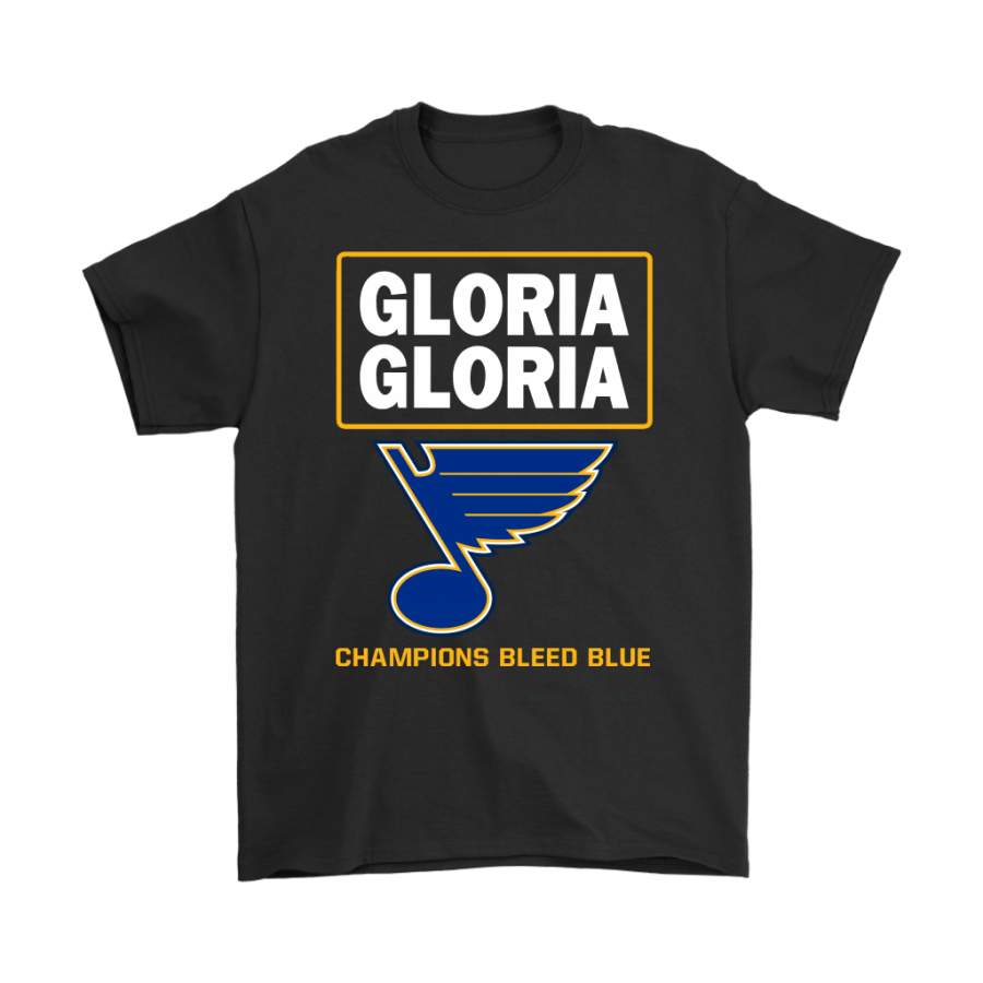 Bud Light Gloria Brew Champions Bleed Blue St. Louis Blues Shirts