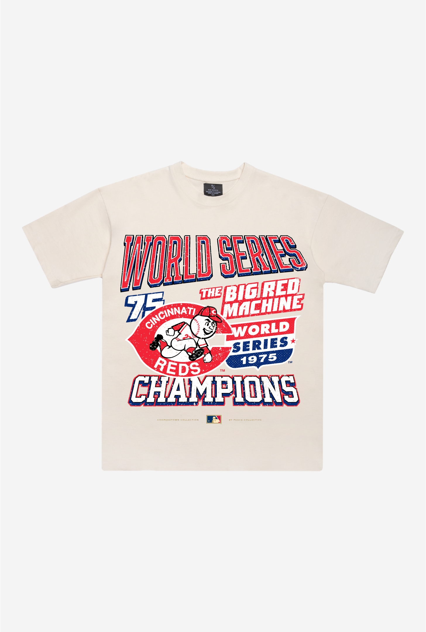 Cincinnati Reds 1975 World Series Cooperstown Collection Premium T-Shirt – Natural