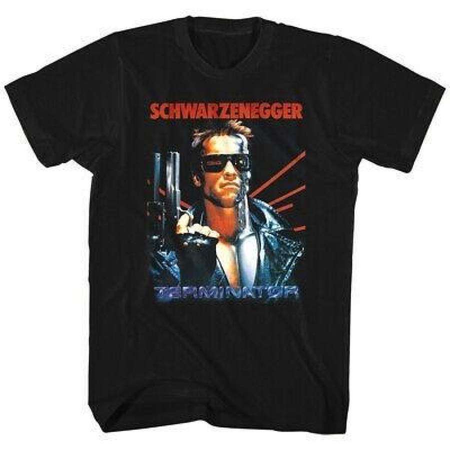 Terminator Schwarzenegger Movie Poster Men’s T-shirt