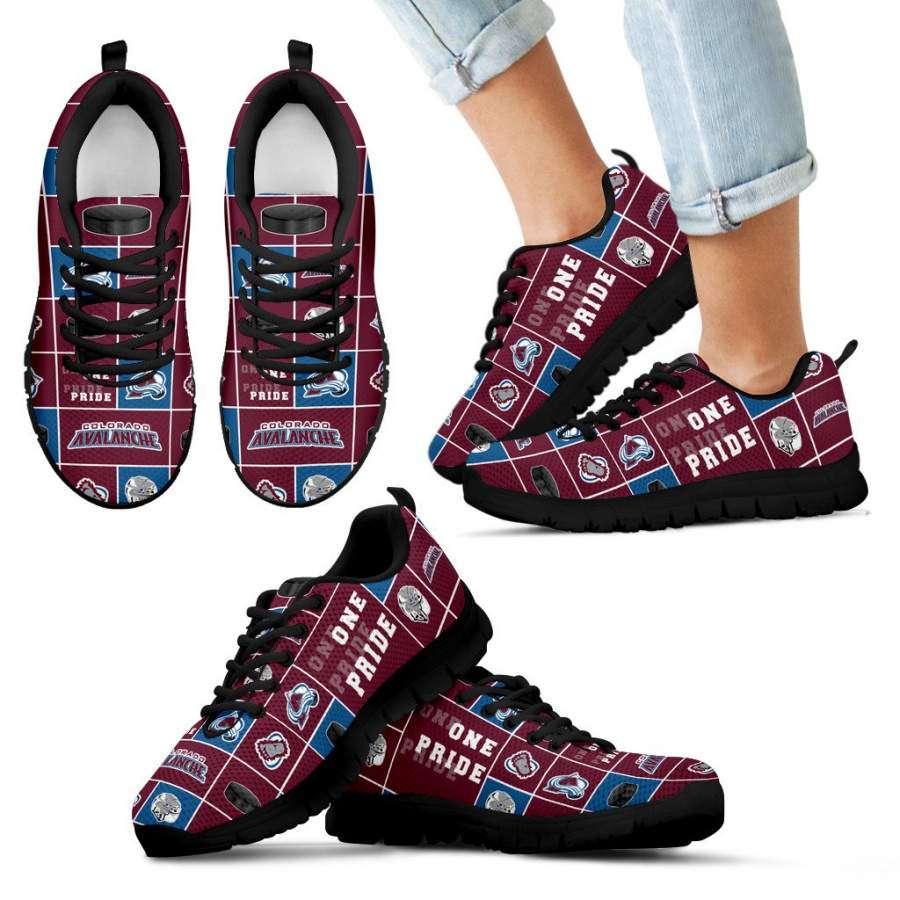 Pride Flag Colorado Avalanche Sneakers