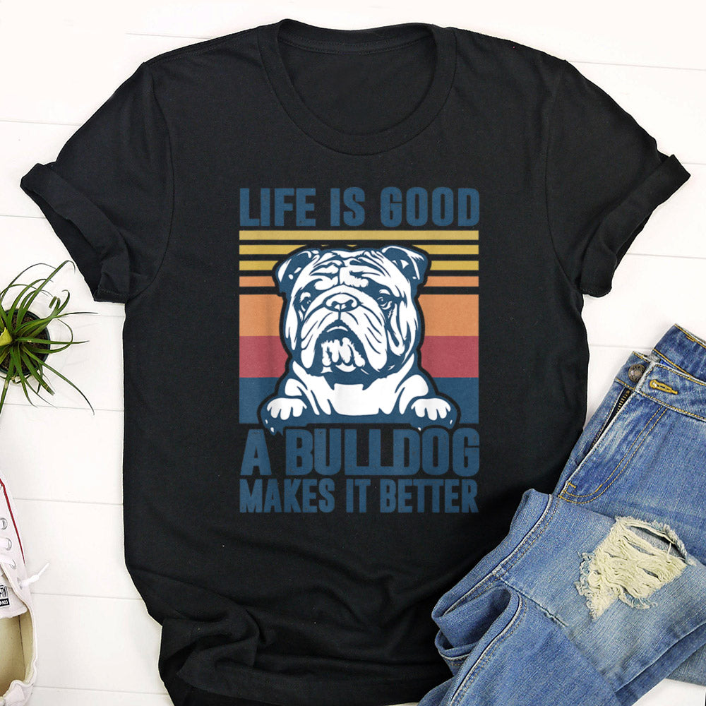 Bulldog Gifts For Women Men Dog Dad Dog Mom English Bulldog T-Shirt – Furlidays