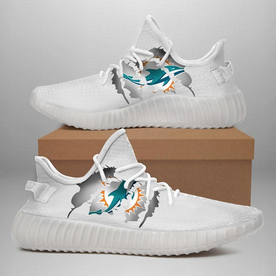 240707 Miami Dolphins Yeezy Shoes