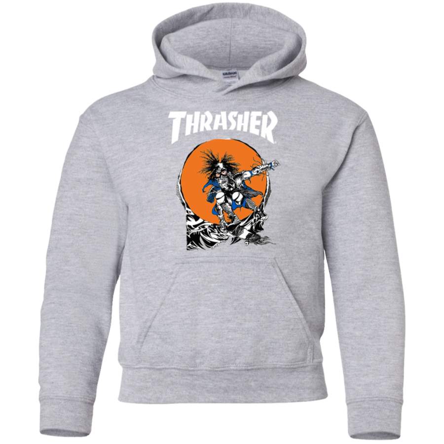 Thrasher Skate Outlaw G185B Gildan Youth Pullover Hoodie