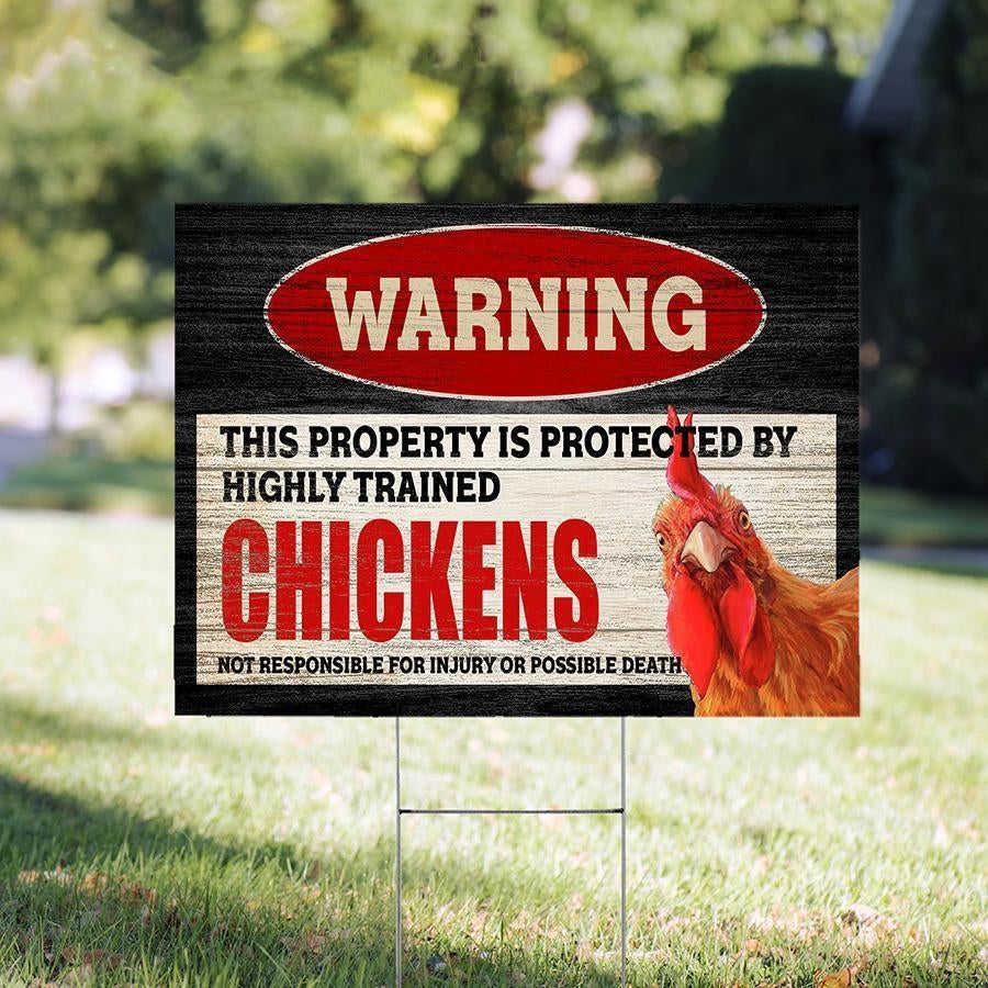 Funny Chicken Coop Sign Chicken Canvas And Poster, Canvas Painting, Wall Decor Visual Art