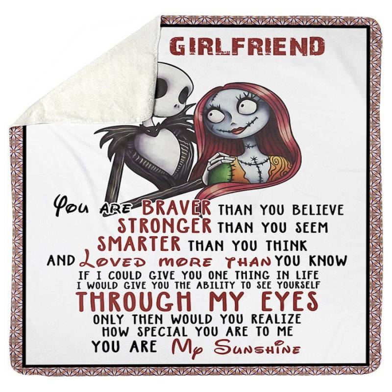 You Are My Sunshine Gifts For Girlfriends Sherpa Blanket