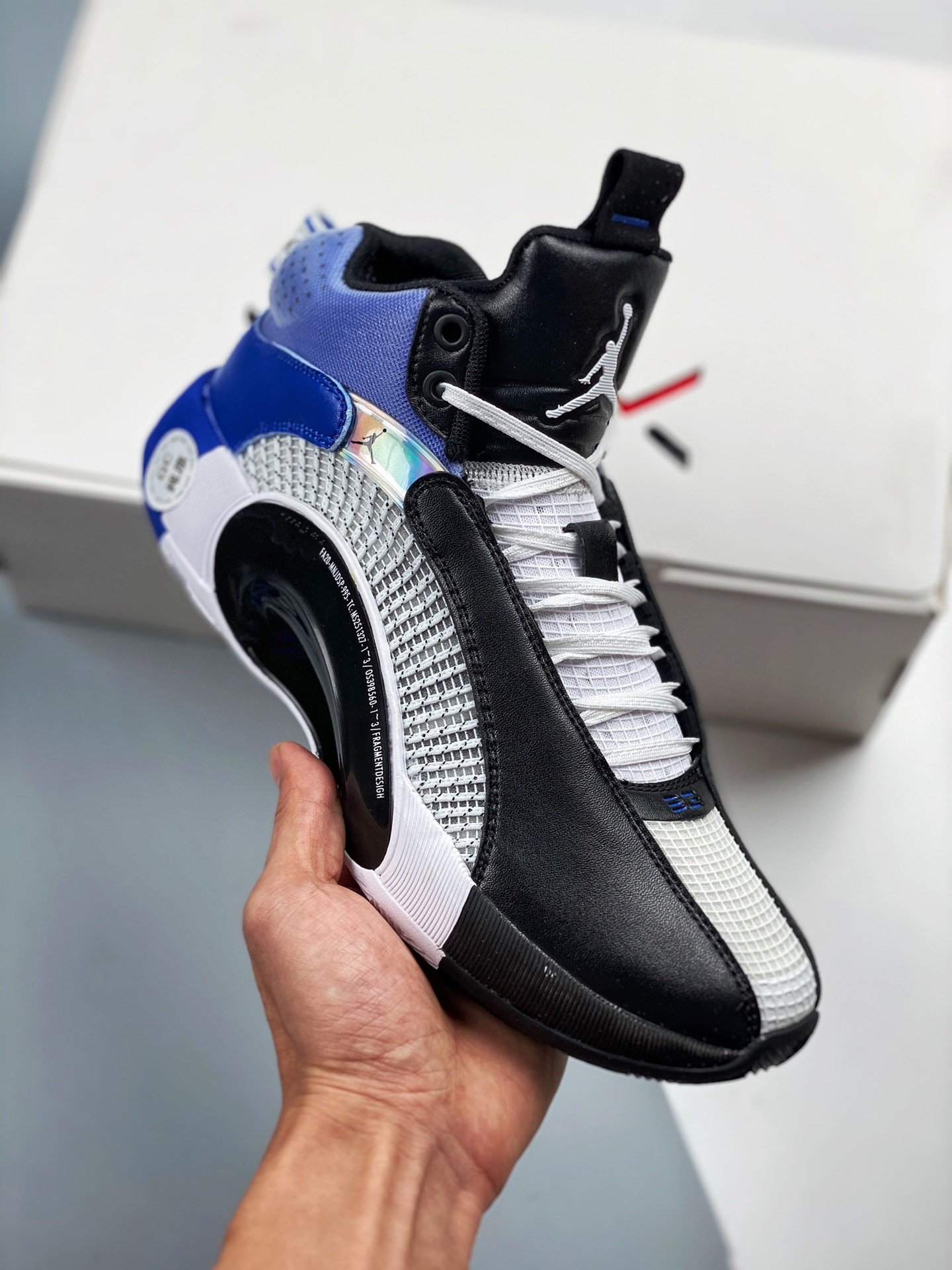 Fragment x JD 35 WhiteBlack-Sport Blue 5340933