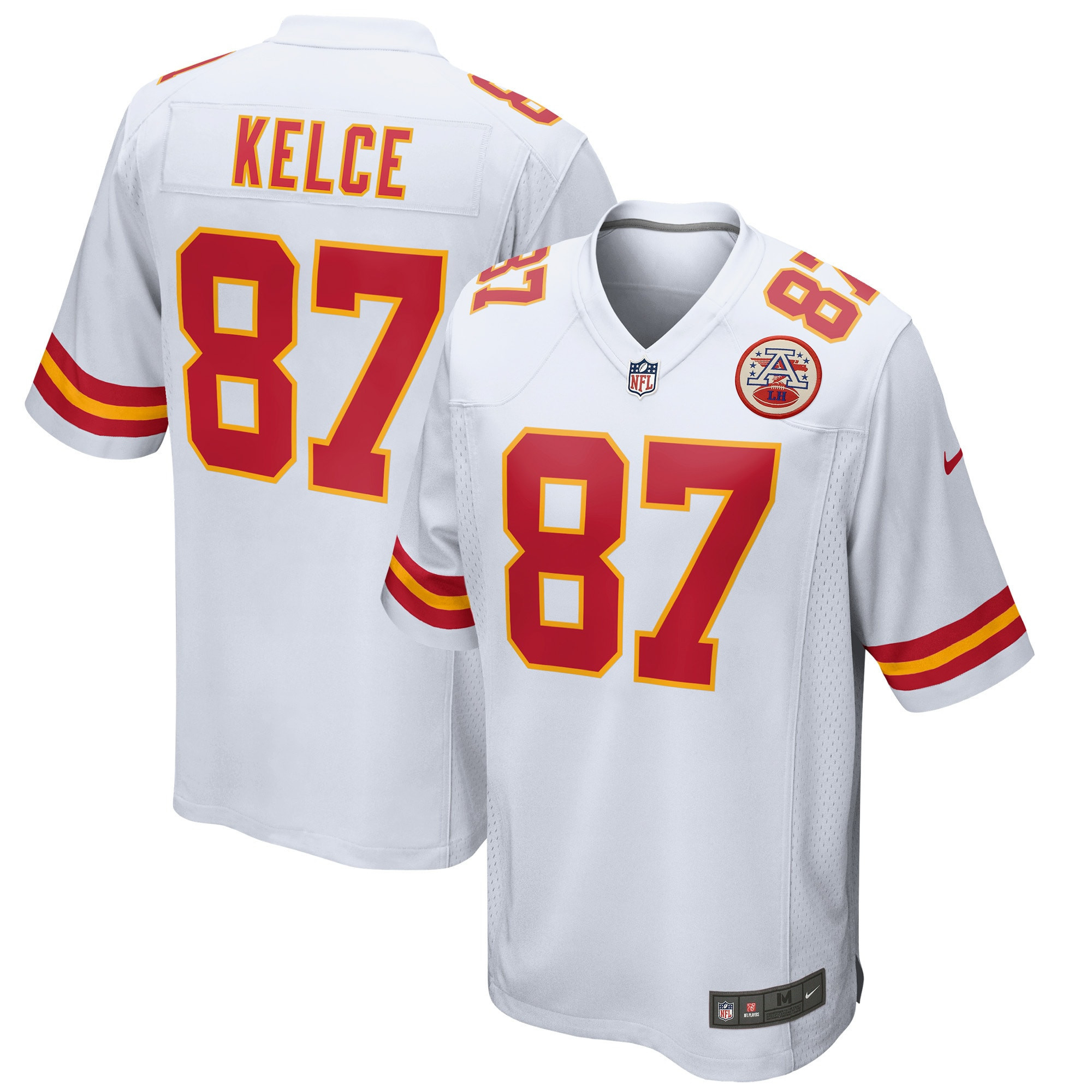 Travis Kelce Kansas City Chiefs Game Jersey – White NFL