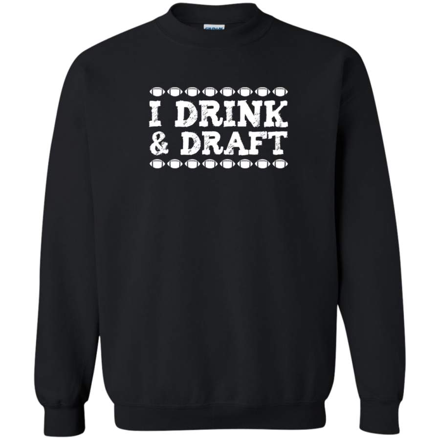 AGR I Drink And Draft Crewneck Pullover Sweatshirt