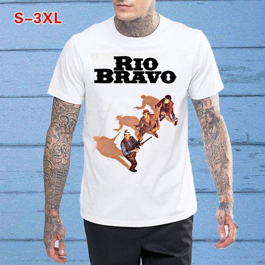 RIO BRAVO Poster ver. 3 John Wayne Men’s T-Shirt