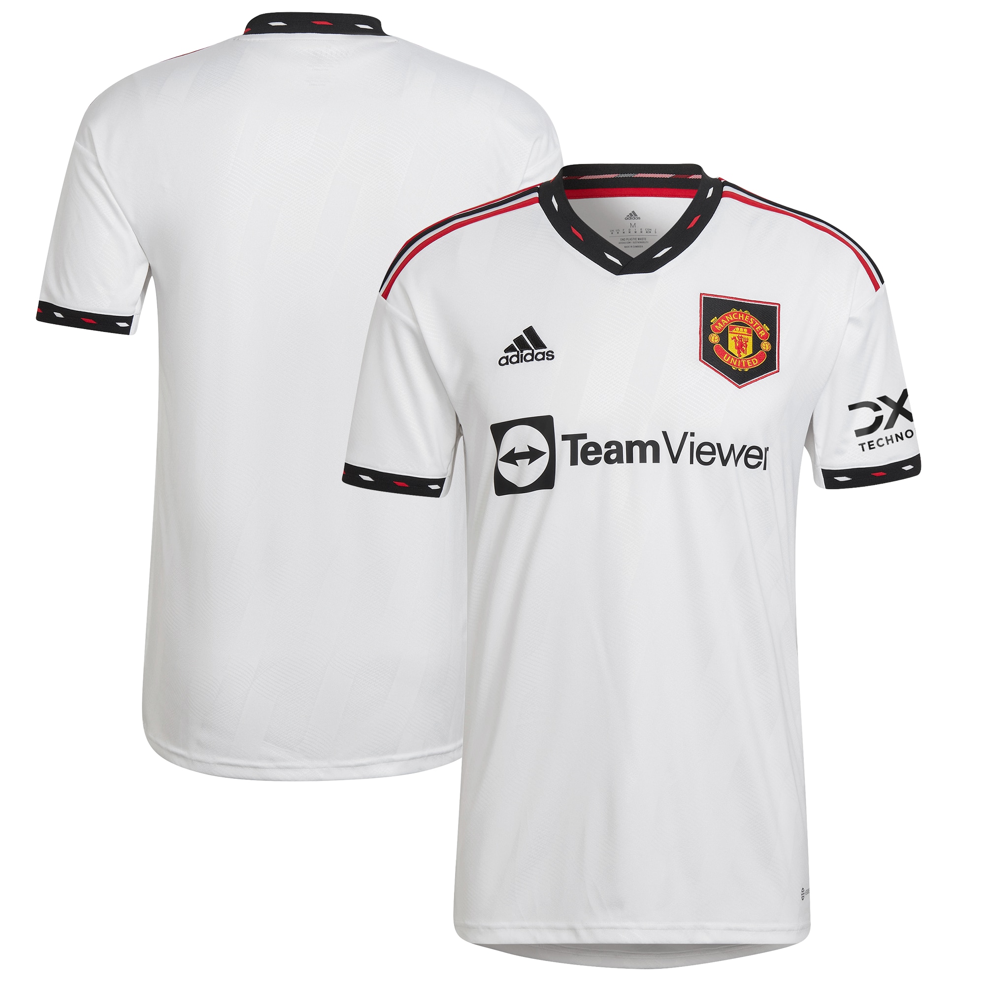 Manchester United 2022/23 Away Blank Replica Jersey – White