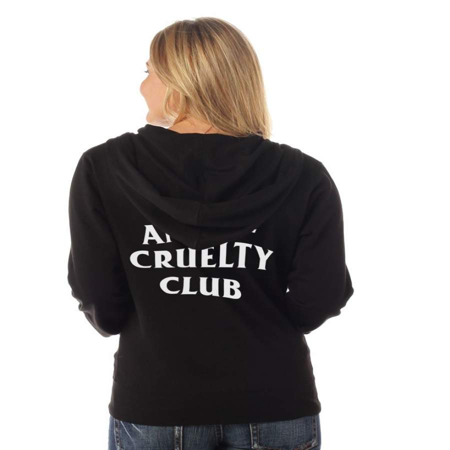 Women’s | Anti Animal Cruelty Club | Zip Hoodie