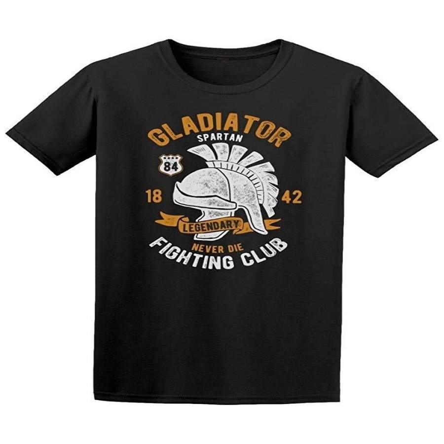 Vintage Gladiator Helmet Tee Men’S Printed T Shirts