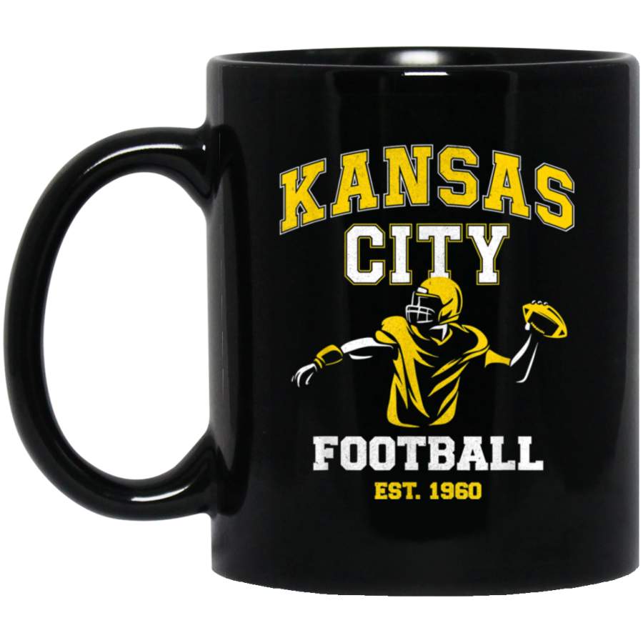 Vintage Kansas City Throwback Football Vintage Retro Graphic Mug