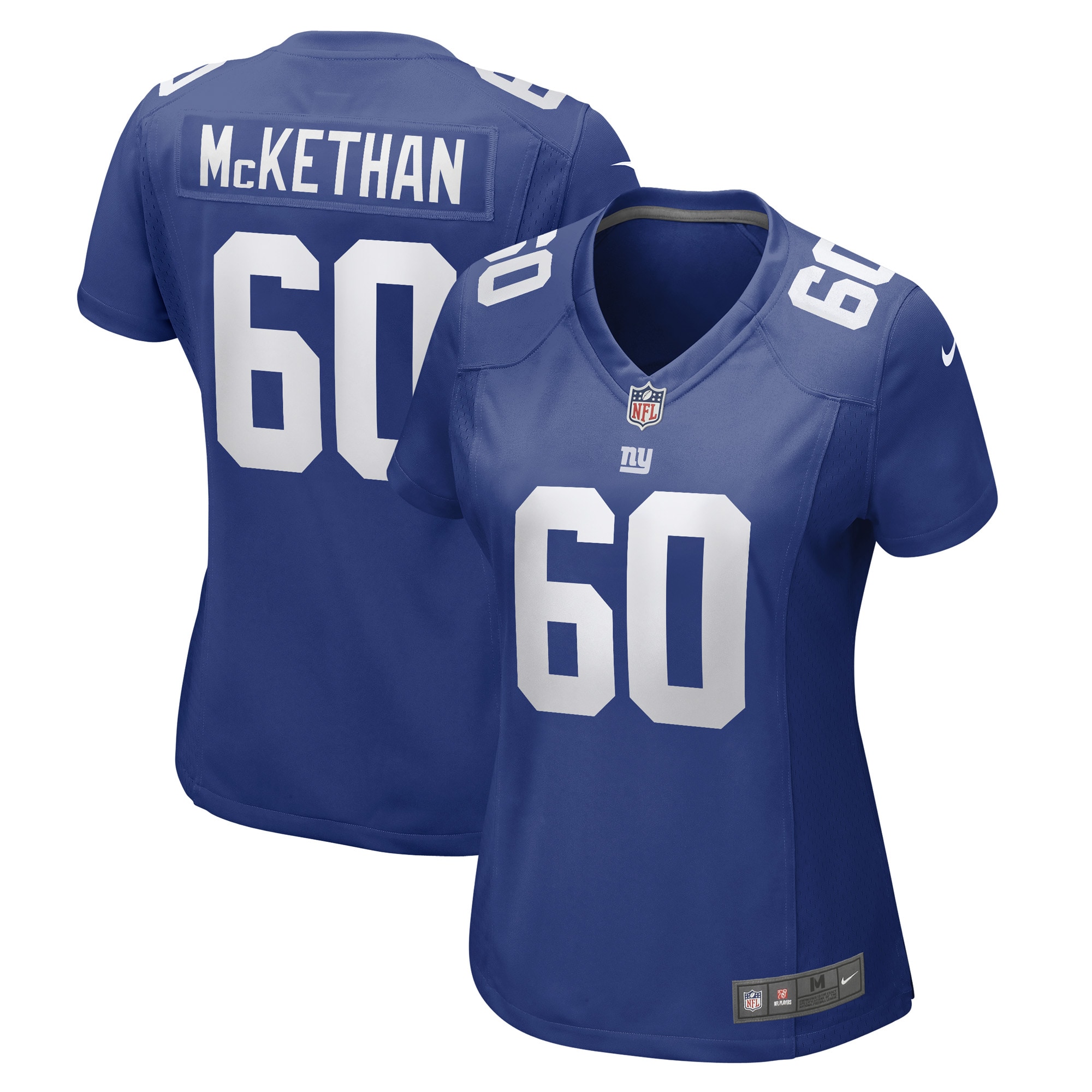 Women’s New York Giants Marcus McKethan Royal Game Player Jersey