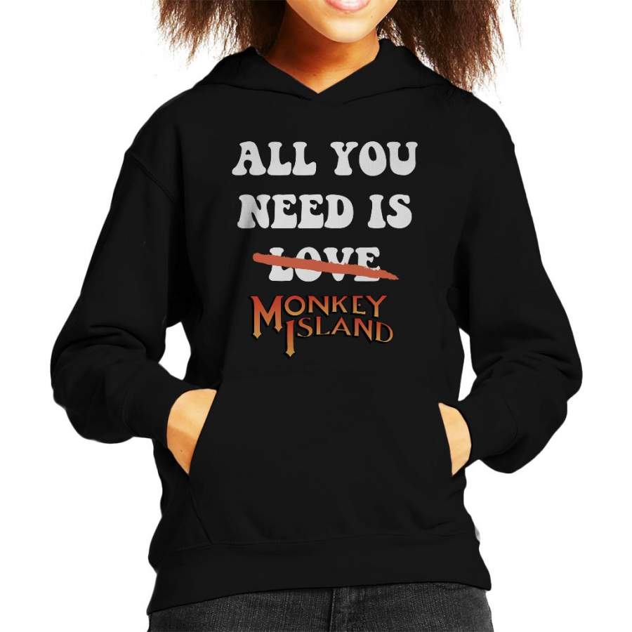 All You Need Is Monkey Island Kid’s Hooded Sweatshirt