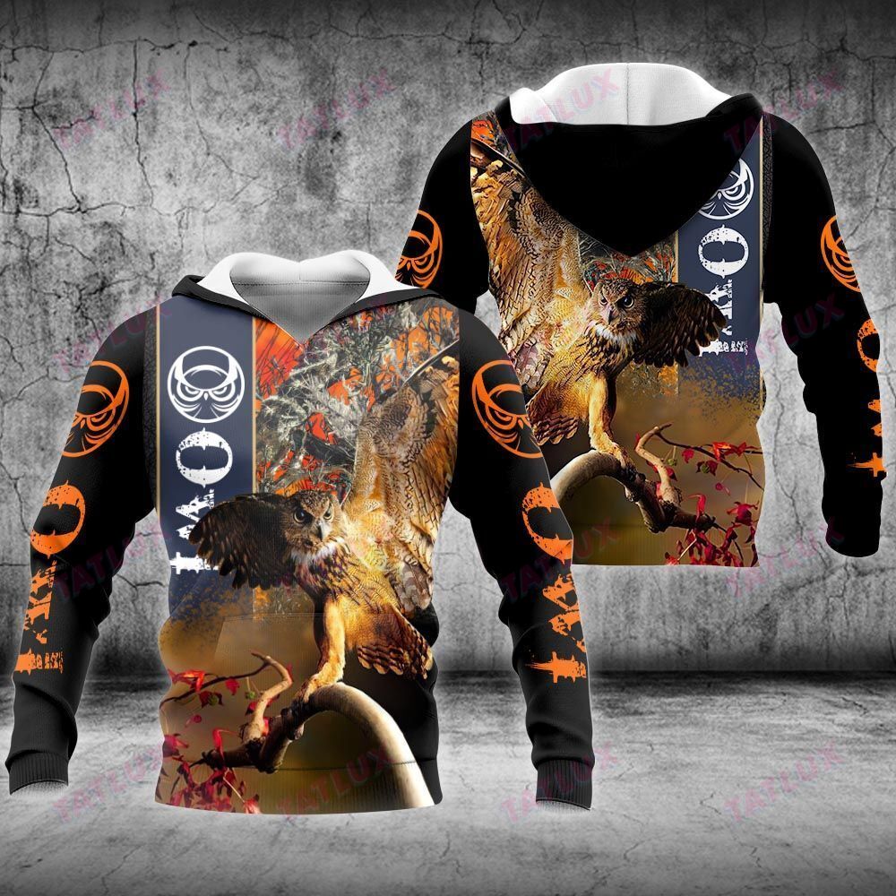 Wild Animal Owl 3D All Over Printed Shirt, Sweatshirt, Hoodie, Bomber Jacket Size S – 5Xl