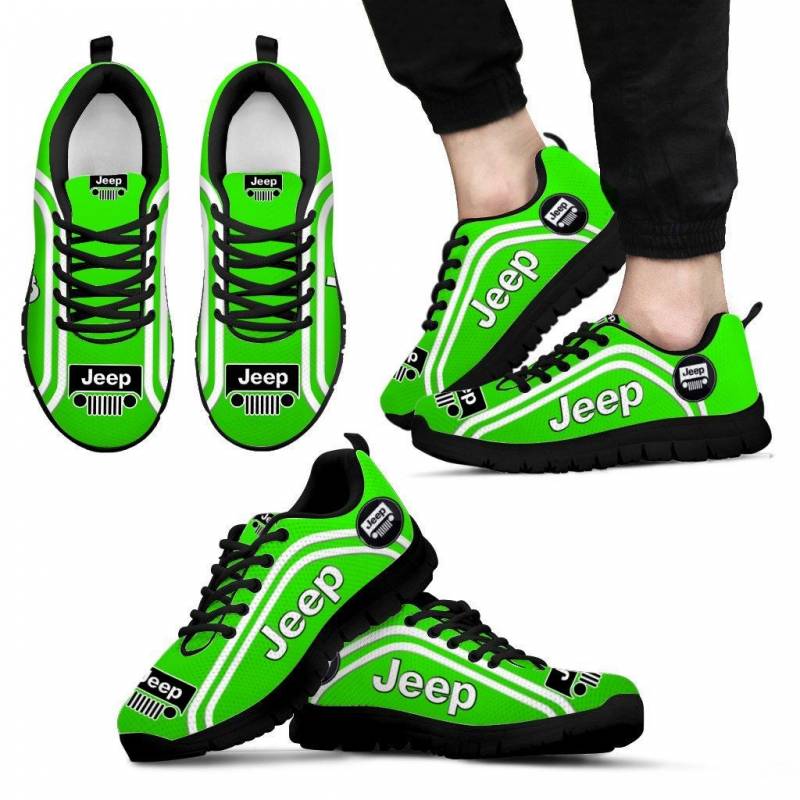 3D Printed Jeep LPH Sneakers Ver 1 For Men & Women (Green)