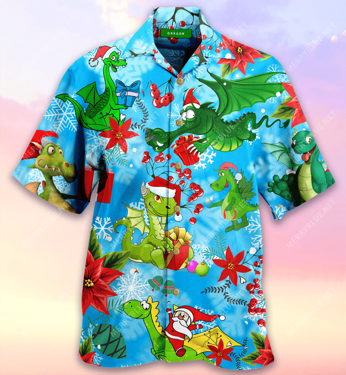 Order Dragon Merry Christmas Unisex Hawaii Shirt Ha35410