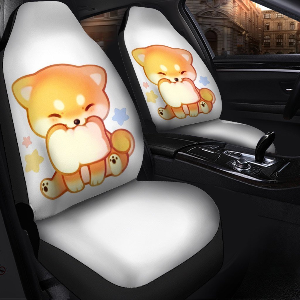 Shiba Inu Chibi Animal Car Seat Cover