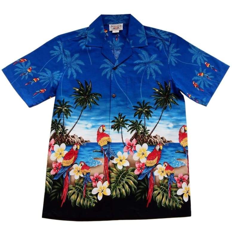 Parrot Blue Awesome Design Hawaii Shirt Ha36388