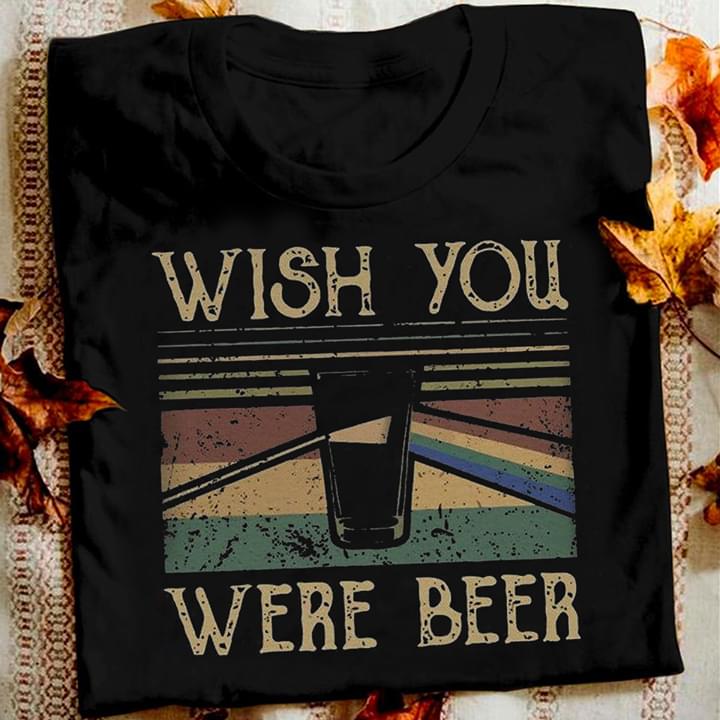 Vintage Wish You Were Beer Pink Floyd Wish You Were Here Style Standard Men T-shirt