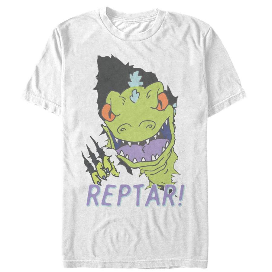 Rugrats Men’s Reptar Claw Rip  T Shirt