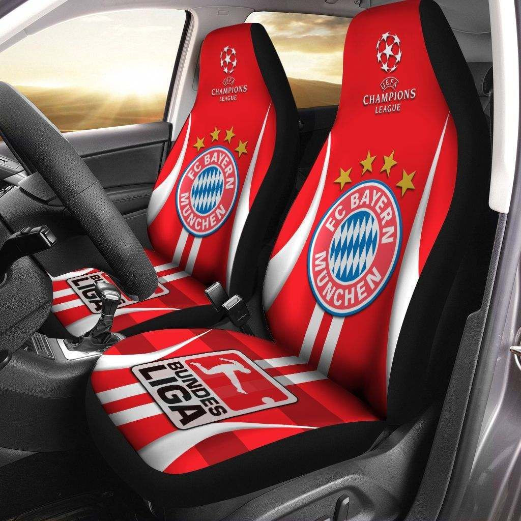 Bayern Muchen Car Seat Cover Ver 37 (Set Of 2)