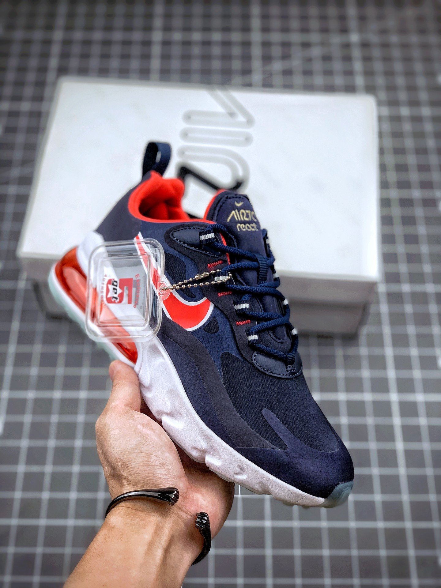 Nike Air Max 270 React ‘Olympics 2020’Â Blue Red White 5339813