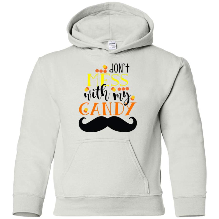 Halloween, Don’t Mess With My Candy Stash Youth Pullover Hoodie