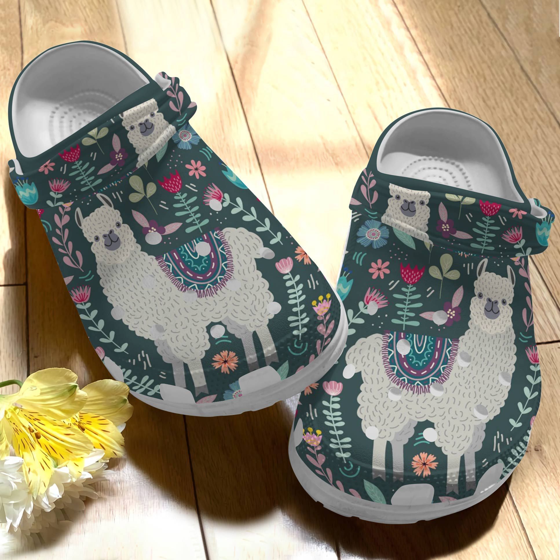 Animal Clog Llama V3 Crocs Crocband Clog