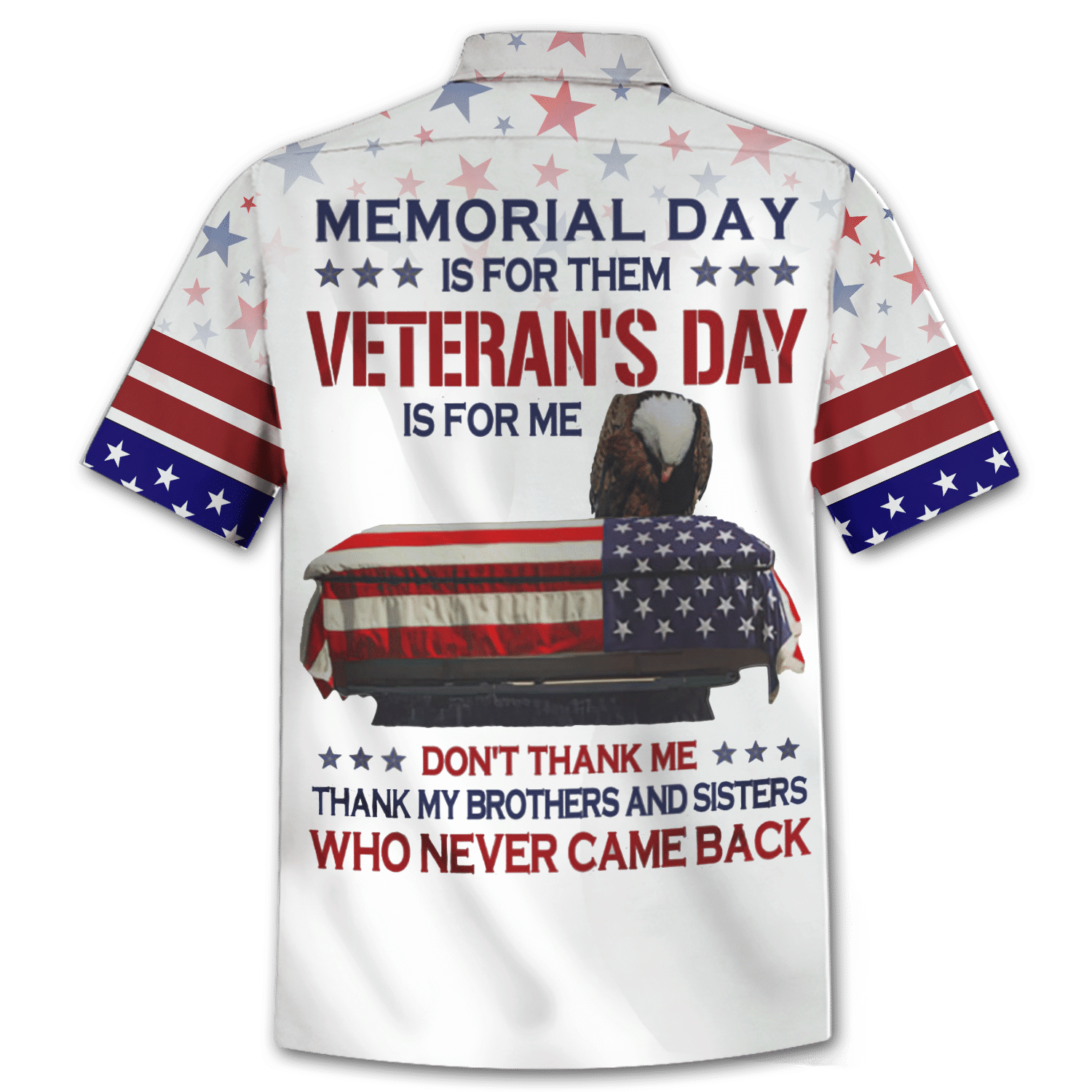 U.S Veteran – Honor – Remember – Respect – Unisex Hawaiian Shirt