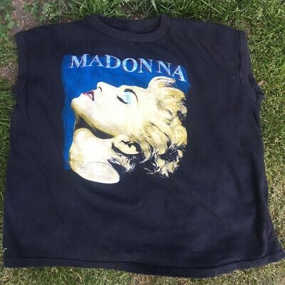 Vintage Madonna Shirt True Blue 1986 Madge 6180