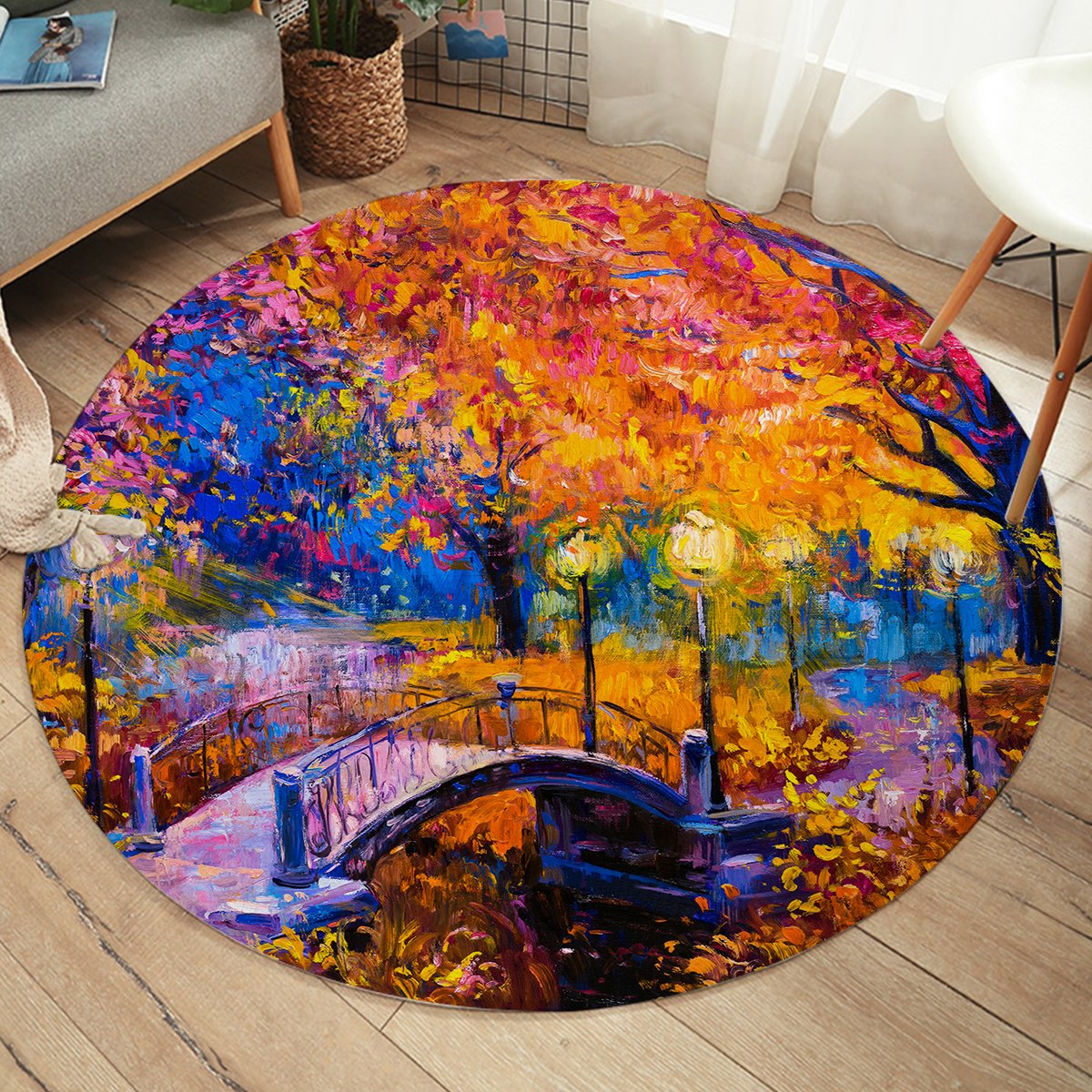 Autumn Park SW2235 Round Rug