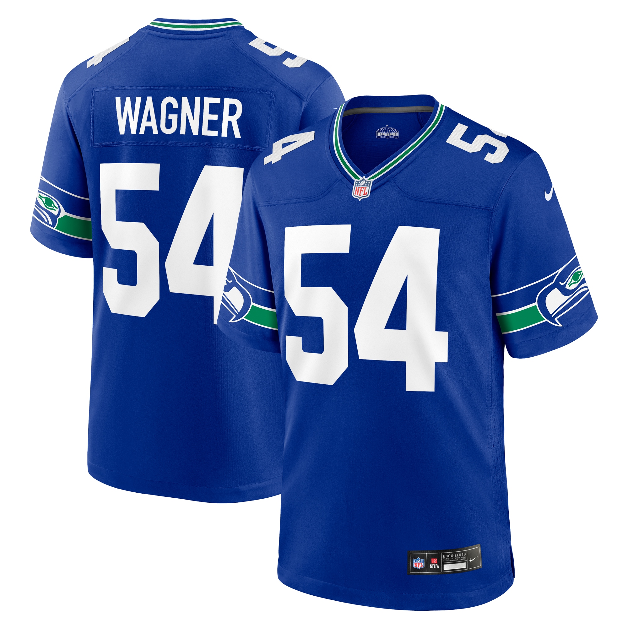 Bobby Wagner Seattle Seahawks Throwback Player Game Jersey – Royal