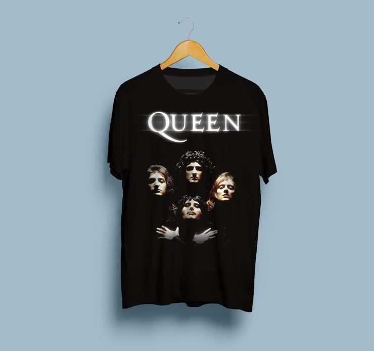 Bohemian Rhapsody Retro Vintage Style Queen Band Freddie Mercury And Shirt