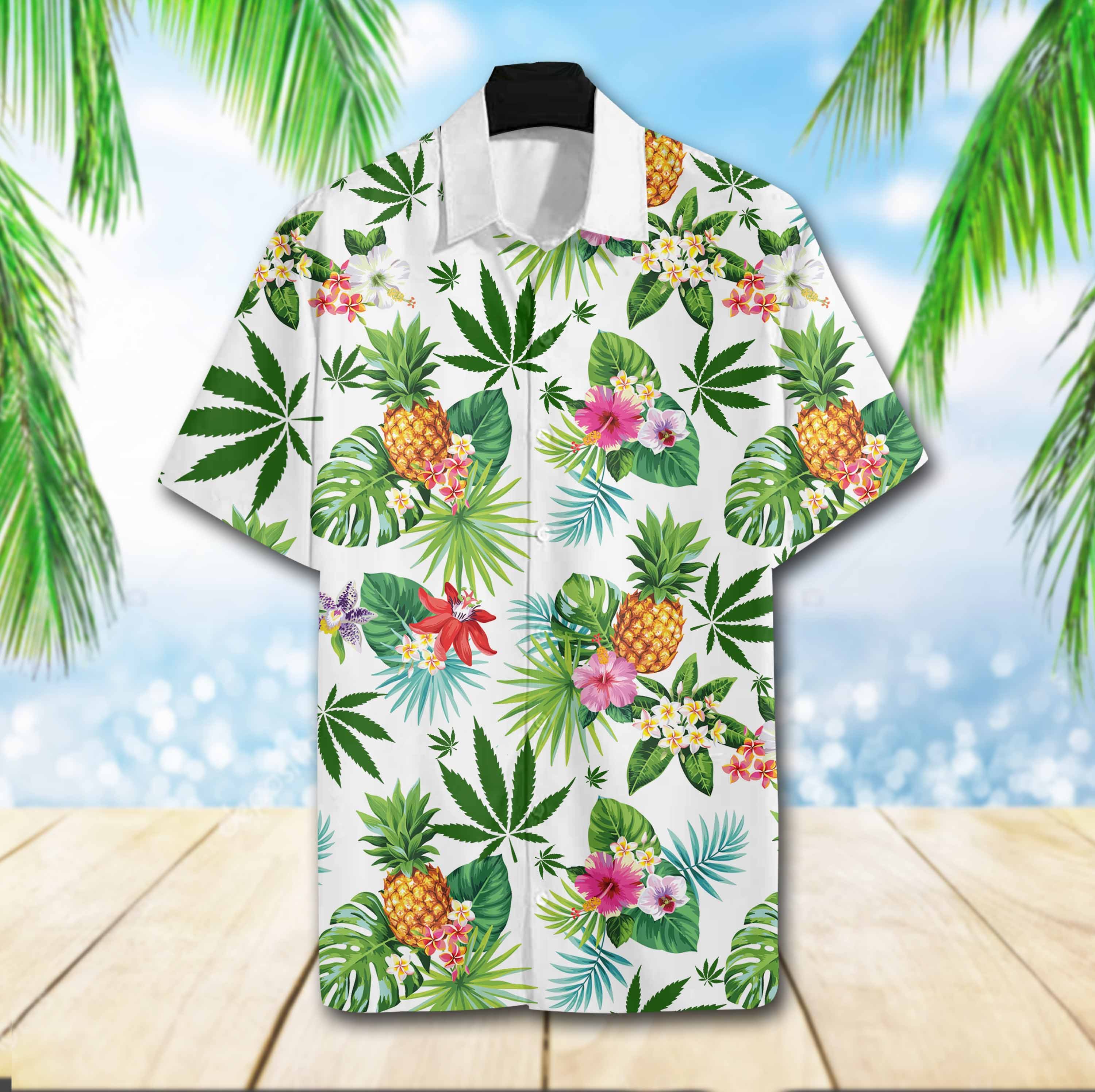 Weed Tropical Hawaiian Shirt 3D / TNDNDD9720