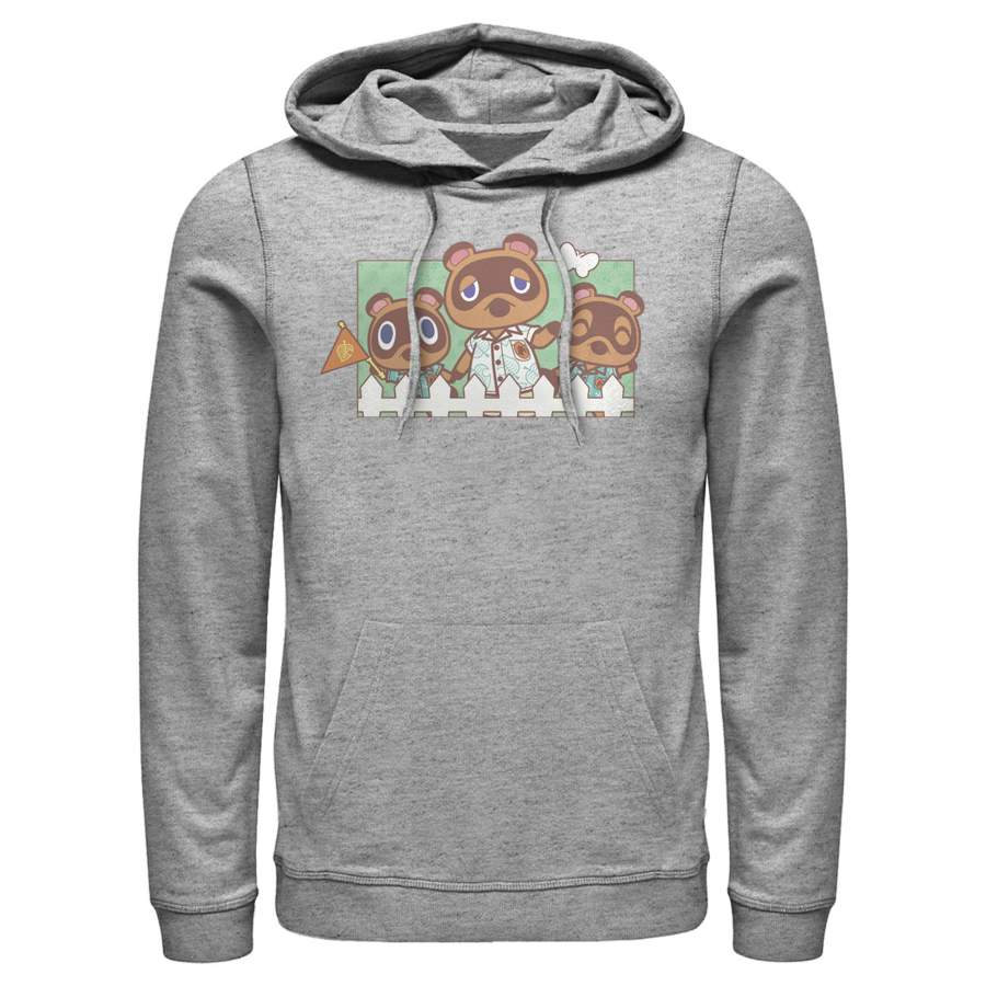 Nintendo Men’s Animal Crossing Nook Family Portrait  Lightweight Hoodie