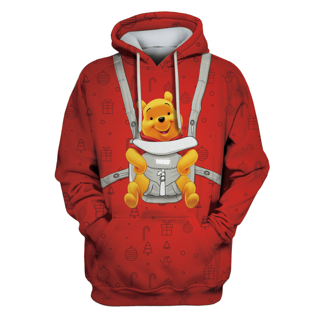 Baby Pooh On Christmas Custom T-Shirt – Hoodies Apparel