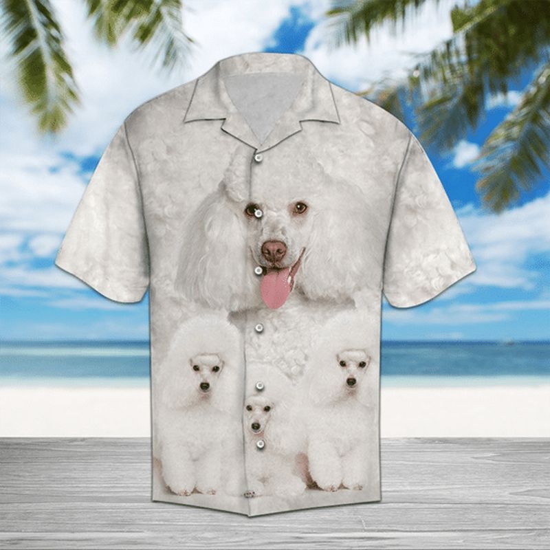 White Poodle Great  White High Quality Unisex Hawaiian Shirt For Men And Women Dhc17063974