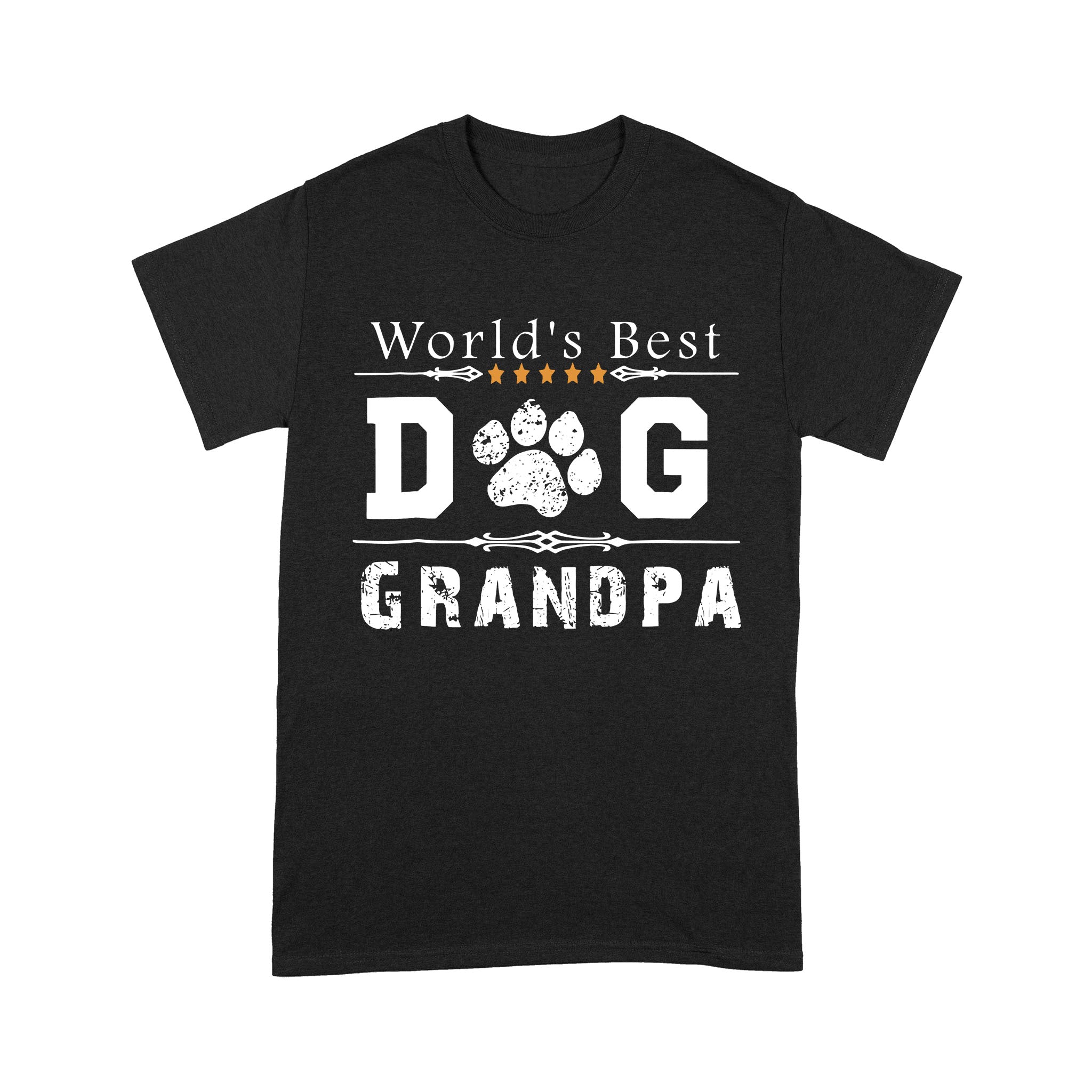 World’s Best Dog Grandpa – Standard T-shirt