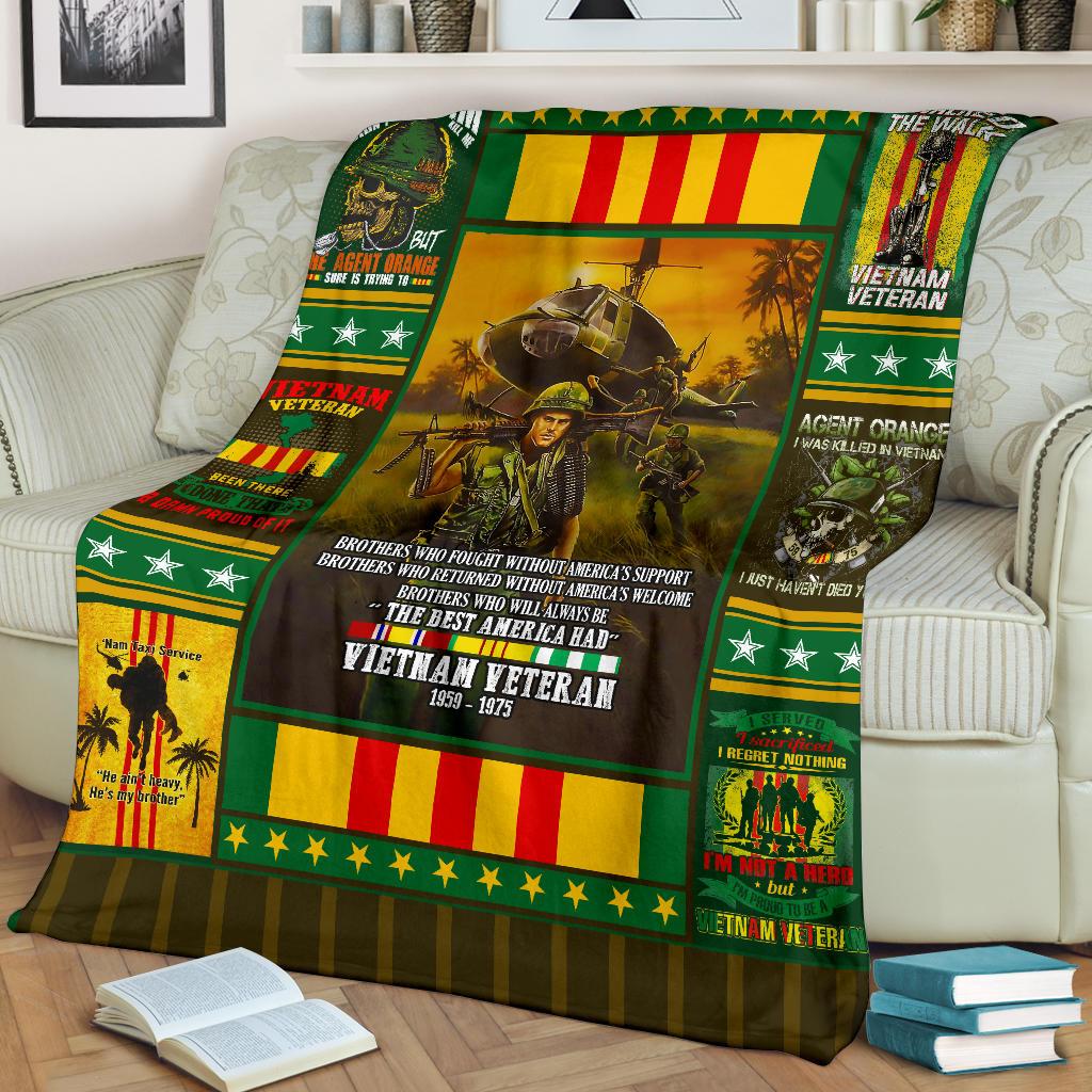 Vietnam Veteran Blanket The Best America Had Vietnam Veteran Gifts Ht